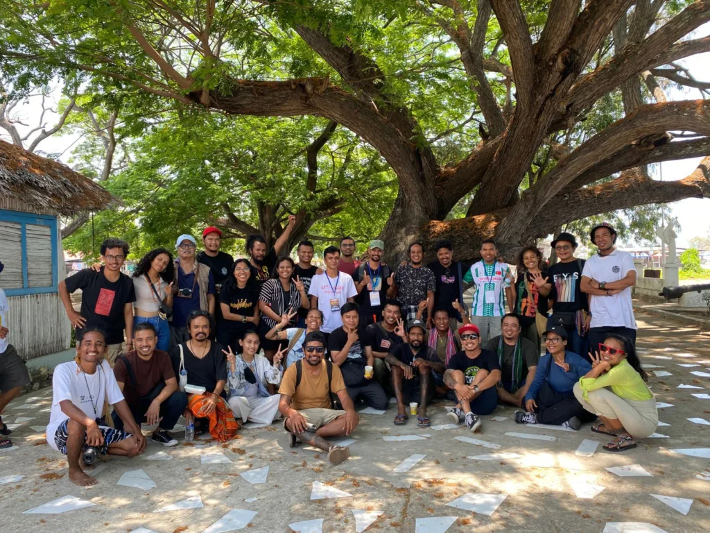 Tiga Anggota Dusun Flobamora Ikut Festival Fronteira di Oecusse, Timor Leste